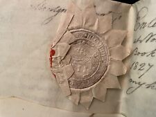 1821 Manuscript Handwritten Deed PHILADELPHIA PENNSYLVANIA Land Vellum Seals picture