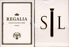 Regalia Luxury Playing Cards White Gold Shin Lim limited  Collectors Gold picture