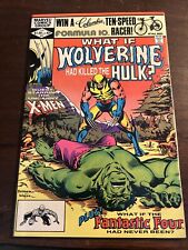 What If # 31 Wolverine Had Killed the Hulk Marvel Comics 1982 picture