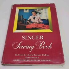 VTG Singer Sewing Machine Book by Mary Brooks Picken HCDJ 1949 Illustrated Sew picture