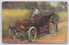 Where Ignorance Is Bliss~Tis Folly To Be Wise~Couple In Classic Car~Love~PM 1911 picture