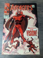 Avengers 57 1st appearance of  Vision 1968 High Grade  picture