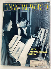 Financial World Magazine Vtg 1972 Rare Ads Annual Reports NASA Goldman Cyprus picture