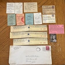 Denver Colorado Ephemera 1948 49 50 Public School Receipts Letters Red Cross picture