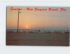 Postcard Sunrise on the Ocean Scene New Smyrna Beach Florida USA picture