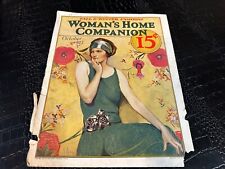 OCTOBER 1922 WOMANS HOME COMPANION magazine cover DECO - FLAPPER GIRL picture