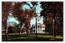 c1960's Congregational Church Litchfield Connecticut CT Vintage Postcard picture