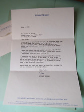 President Ronald Reagan 1980 Letter to Family Friend picture
