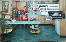 Formica 1950 Chrome Advertising Postcard, Kitchen Interior, Oley, PA, Appliances picture