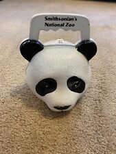 Vintage Smithsonian's National Zoo Plastic Reusable Lunch Box USA  panda face picture