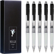 0.38 Pens Fine Point Smooth Writing Pens Ultra Fine Retractable Pens,Black Perma picture