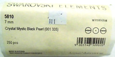 Genuine Factory Pack 250 Pc Wholesale Swarovski 5810 Crystal Mystic Black Pearl picture