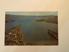 LAKE GEORGE  NY  NORTH OVER CLOVERDALE TOWARD BOLTON SHORE UNUSED  POSTCARD picture