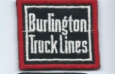 Burlington Truck Lines driver patch 1-7/8 X 2-1/8 #1655 cheesecloth back picture