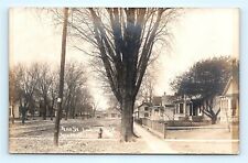Postcard IL Woodhull Henry County Penn Street Dirt Looking West RPPC c1915 D24 picture