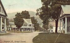 Street Scene - Sharon, Vermont 1909 Postcard picture