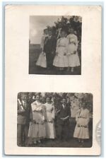 1910 High School Graduation Students Multiview Beardsley MN RPPC Photo Postcard picture