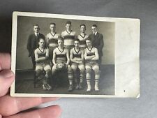 PHS Rutland County Vermont Real Photo Post Card PC Basketball Team picture