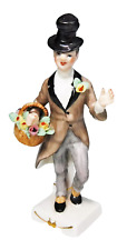 Frankenthal Wessel Porcelain Figurine Flower Man Florist Vtg German Gentleman picture