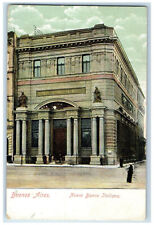 c1905 Nuevo Banco Italiano Buenos Aires Argentina Antique Unposted Postcard picture