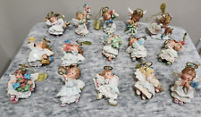Lot of 15 Ashton-Drake Holly Days Angels Heirloom Ornaments picture