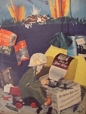 1945 Original Esquire Art WWII Era Photocollage ERNIE PYLE picture