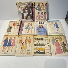Vintage Women’s Patterns 1970s All Size 12-14 Bust 34 Mccalls Simplicity Cut picture