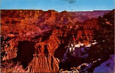 Grand Canyon National Park Rim Observation Posted 1965 Postcard 7F picture