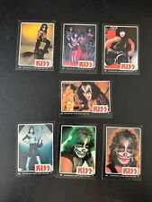 LOT of 7 KISS Different Trading Cards Vtg 1979 RAINCLOUD picture