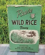 Reese Fancy Wild Rice Cardboard Box Chicago Il picture