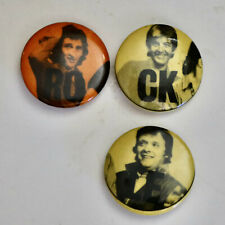 Rockpile vintage promo pin set of 3 Dave Edmunds  Nick Lowe picture