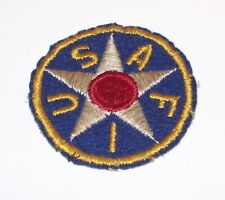 SALTY ORIGINAL EMBROIDERED WOOL WW2 ARMY AIR FORCE INSTRUCTOR WORN 2 INCH PATCH picture