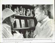 1979 Press Photo Actors Marthe Keller, William Holden in 
