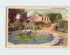 Postcard Mission San Juan Capistrano Front of Mission Garden California USA picture