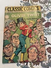 Classic Comics #23, Oliver Twist by Charles Dickens, HRN 30, 2nd Print - VF picture