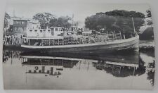 Steamship Steamer WRIGHT BROS real photo postcard RPPC picture