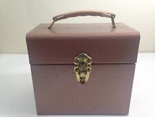 Vintage Industrial Copper Metal File Box No key. Hammered finish excellent shape picture