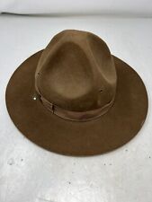US ARMY 1944 WW2 SMOKEY BEAR CAMPAIGN DRILL INSTRUCTOR TYPE HAT INFANTRY 7-7 1/8 picture