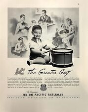Vintage 1942 Magazine Print Ad Union Pacific Railroad WWII The Gift of Freedom picture
