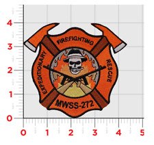 MARINE CORPS MWSS-272 EXPEDITIONARY FIREFIGHTING AND RESCUE HOOK & LOOP PATCH picture