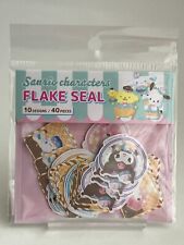 Sanrio Characters Flake Seal  10 Designs / 40 Pieces - Stickers - Kuromi etc... picture