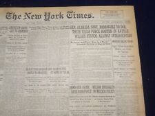 1916 JANUARY 14 NEW YORK TIMES - GEN. ALMEIDA SHOT, RODRIGUEZ TO DIE - NT 9059 picture