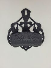 Vintage Cast Iron Wall Mount Match Holder picture