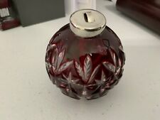 WATERFORD 1999 RUBY CRYSTAL  ORNAMENT .PERFECT CONDITION picture