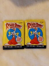 Who Framed Roger Rabbit Movie Trading Cards (Topps, 1988) 2 Wax Packs picture