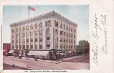 Denver CO Colorado Temple Court Building 1907 Postcard D60 picture