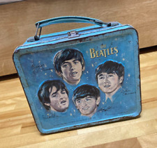 The Beatles Metal Lunch Box Aladdin 1965 Vintage Rare Size 17.5×20×9.5 cm picture