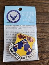 US Air Force Challenge Coin With The Eighteenth Air Force Logo New picture