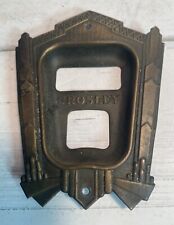 Antique Crosby Radio Face Plate Repair Restoration picture