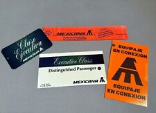 MEXICANA AIRLINES – VIP Bag Tags, LOT - 4 ITEMS picture